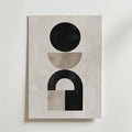 Abstract Geometric Harmony – stilfullt konsttryck från Bozetto, tryckt på matt finpapper