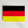 Germany National Flag Poster – modern konst och stilren konsttryck för hemmet hos Bozetto
