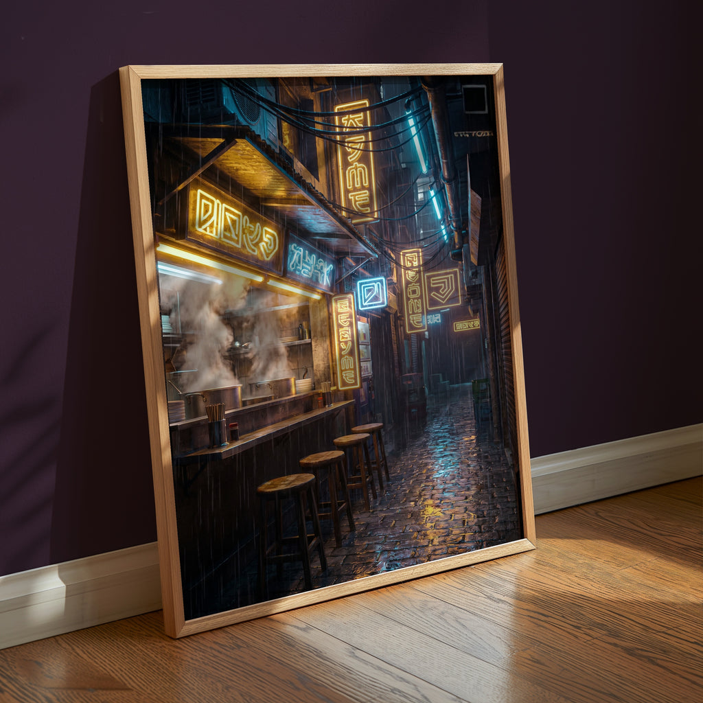 Neon Alley Poster – i rum 5