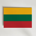 Lithuania National Flag Poster – modern konst och stilren konsttryck för hemmet hos Bozetto