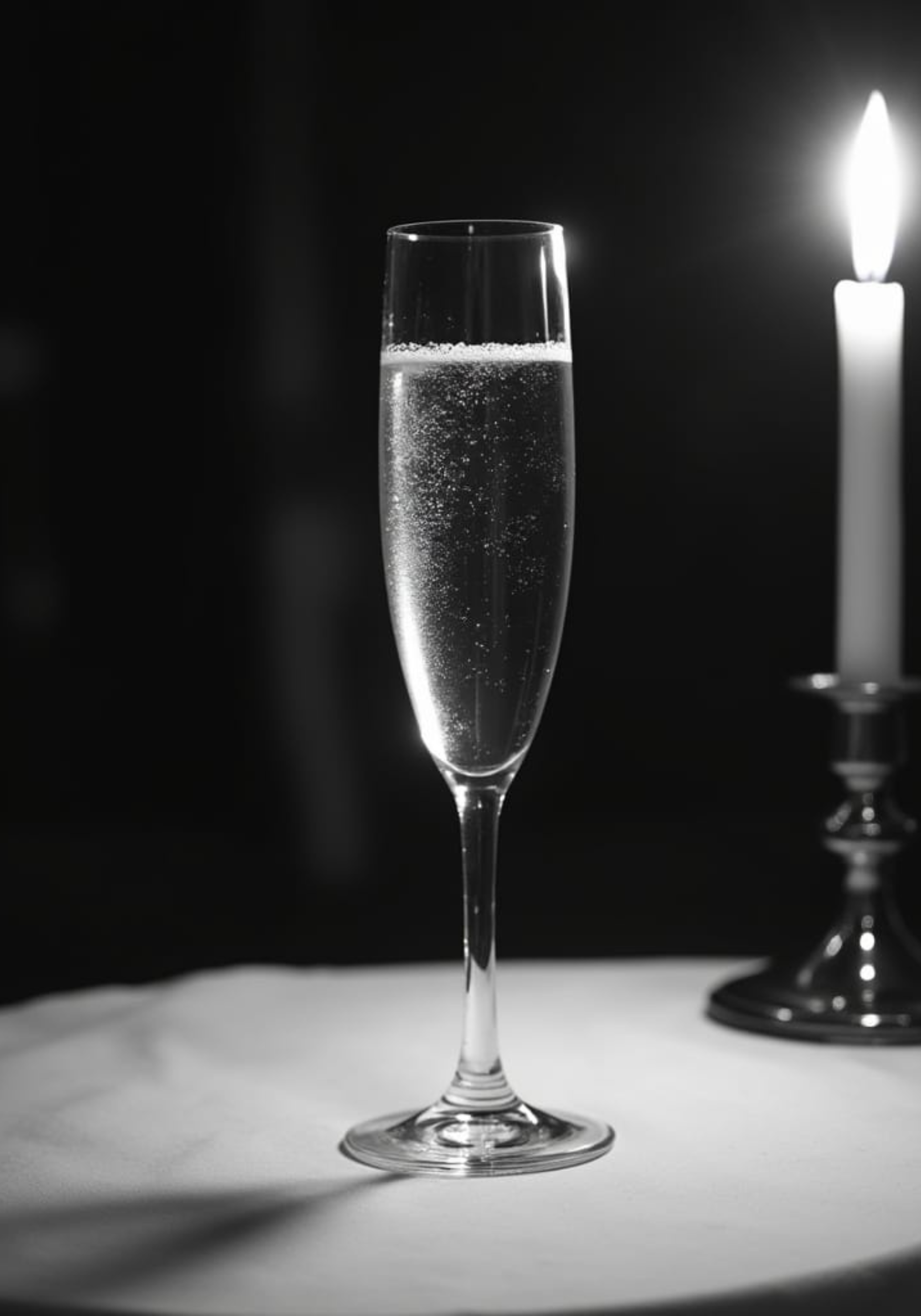 Champagne Dinner – affisch med snyggt motiv, köp enkelt hos Bozetto i flera storlekar