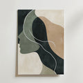Abstract Face Shape No.2 – stilfullt konsttryck från Bozetto, tryckt på matt finpapper