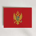 Montenegro National Flag Poster – modern konst och stilren konsttryck för hemmet hos Bozetto