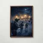 Winter Patrol Poster – valnötsram