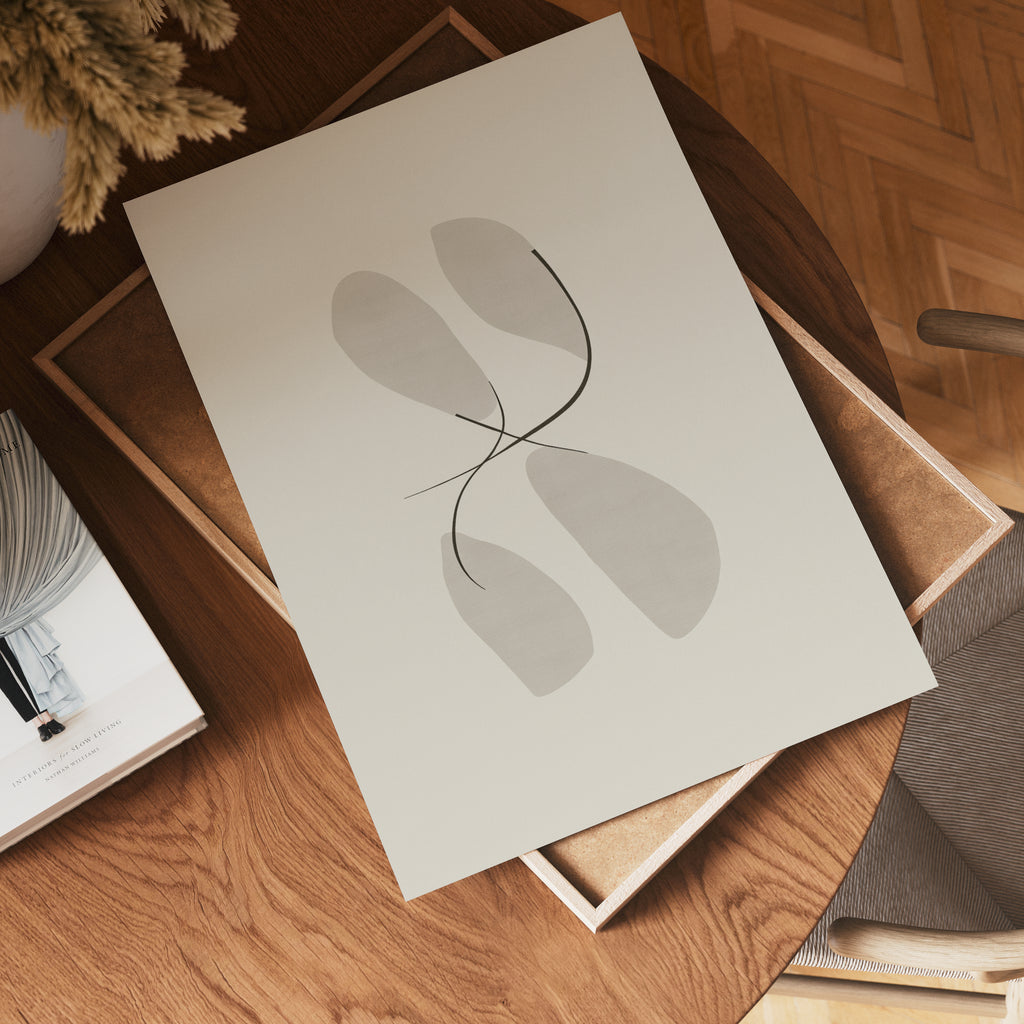 Soft Curves – affisch med snyggt motiv, köp enkelt hos Bozetto i flera storlekar
