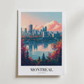 Whispers Of Montreal – stilfullt konsttryck från Bozetto, tryckt på matt finpapper