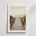 Beach Path Poster – modern konst och stilren konsttryck för hemmet hos Bozetto