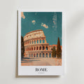 The Colosseum – stilfullt konsttryck från Bozetto, tryckt på matt finpapper i hög tryckkvalitet