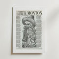 Calaveras Del Monton – stilfullt konsttryck från Bozetto, tryckt på matt finpapper