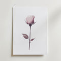 Elegant pink rose stem – stilfullt konsttryck från Bozetto, tryckt på matt finpapper