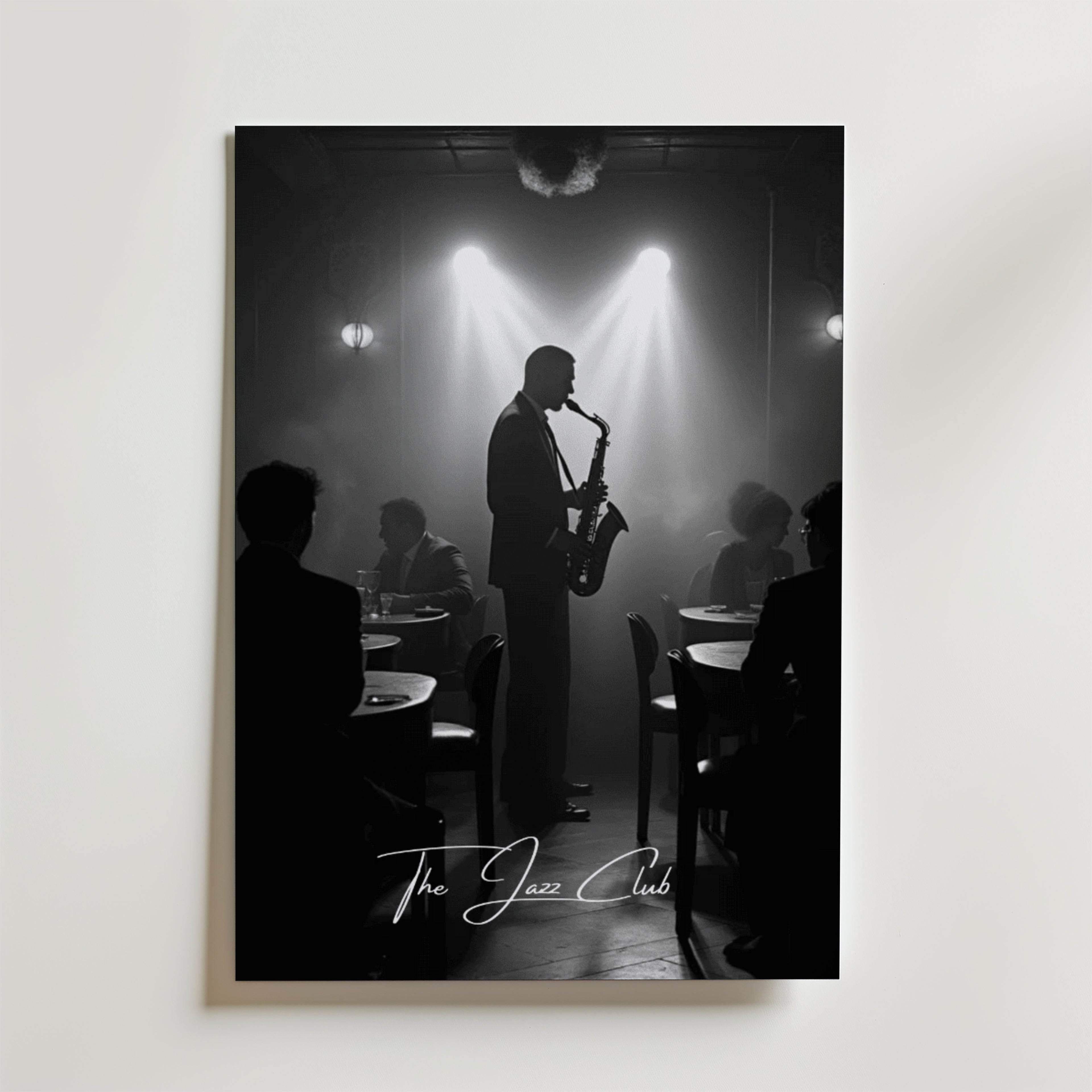 The Jazz Club – stilfullt konsttryck från Bozetto, tryckt på matt finpapper i hög tryckkvalitet