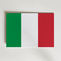 Italy National Flag Poster – modern konst och stilren konsttryck för hemmet hos Bozetto