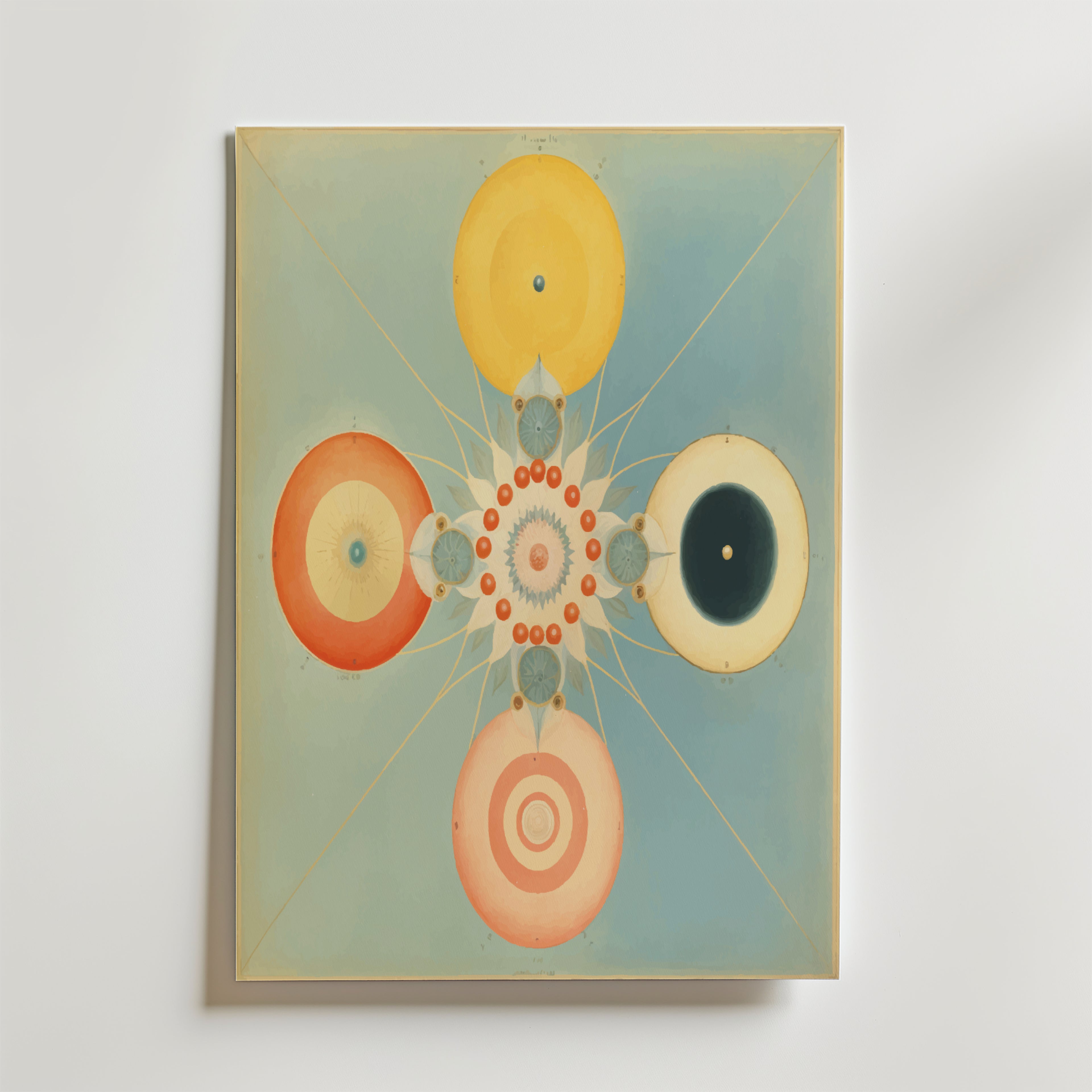 Bundle 2-pack Hilma Af Klint Cosmic Harmony – kuraterad postercollection som lyfter hemmet hos Bozetto