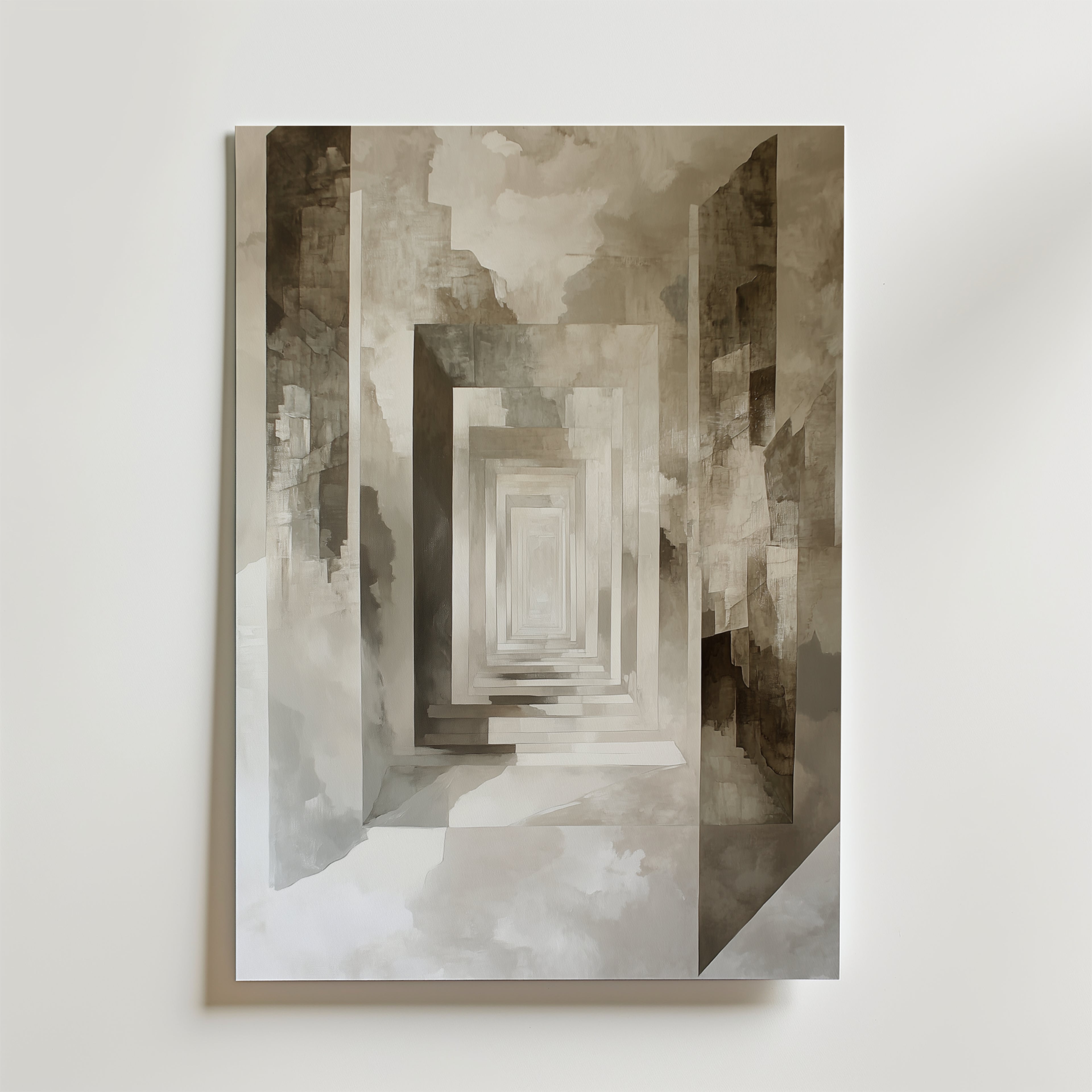 Abstract Infinity – stilfullt konsttryck från Bozetto, tryckt på matt finpapper i hög tryckkvalitet