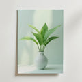 Lily Plant In Vase – stilfullt konsttryck från Bozetto, tryckt på matt finpapper