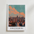 Johannesburg In The Sun – stilfullt konsttryck från Bozetto, tryckt på matt finpapper