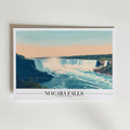 Niagara Falls No.2 – stilfullt konsttryck från Bozetto, tryckt på matt finpapper