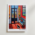 L’Atelier Rouge inspired – stilfullt konsttryck från Bozetto, tryckt på matt finpapper