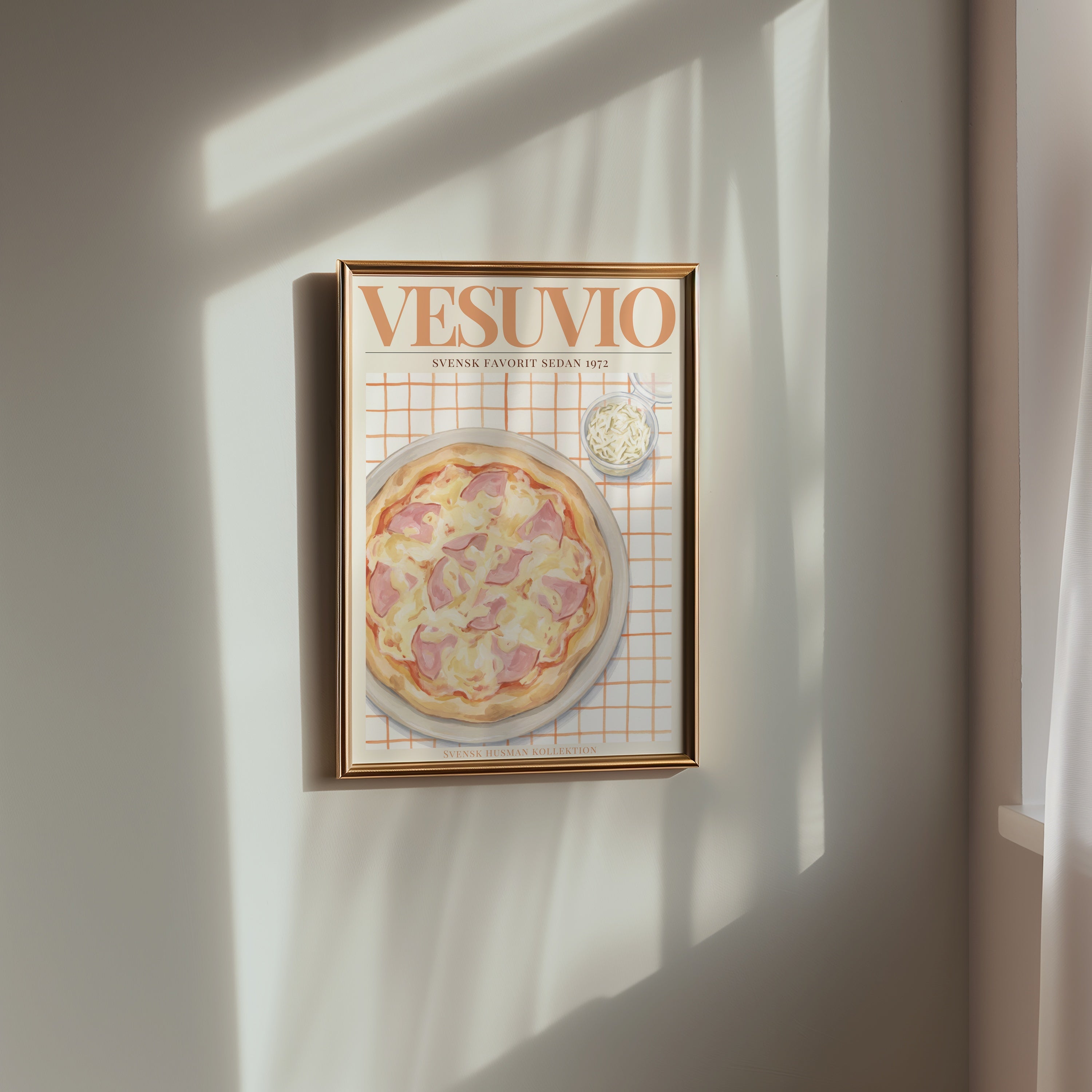 Vesuvio poster i stilrent hem med modern inredning – köp enkelt hos Bozetto i hög kvalitet