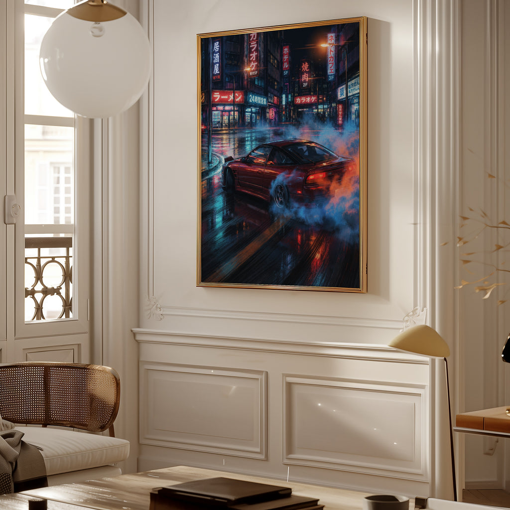 Neon Drift Poster – i rum 1