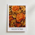 William Morris Amber Florals – stilfullt konsttryck från Bozetto, tryckt på matt finpapper