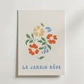 Floral wall art garden green – stilfullt konsttryck från Bozetto, tryckt på matt finpapper