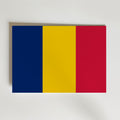 Chad National Flag Poster – modern konst och stilren konsttryck för hemmet hos Bozetto