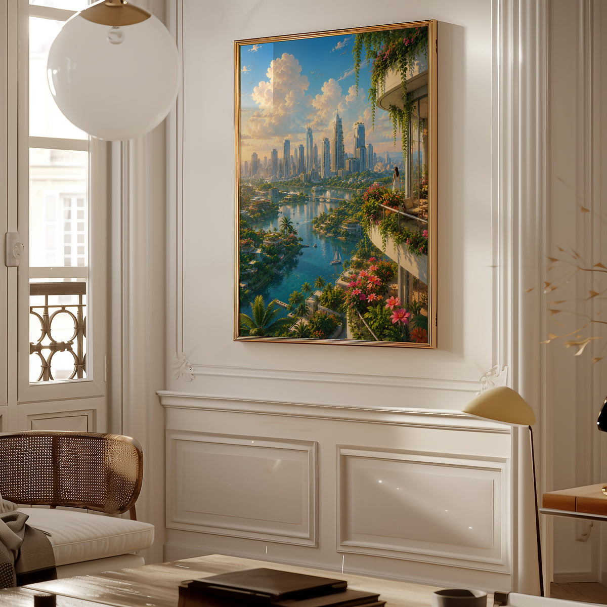 Green Metropolis Poster – i rum 1