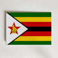 Zimbabwe National Flag Poster – modern konst och stilren konsttryck för hemmet hos Bozetto