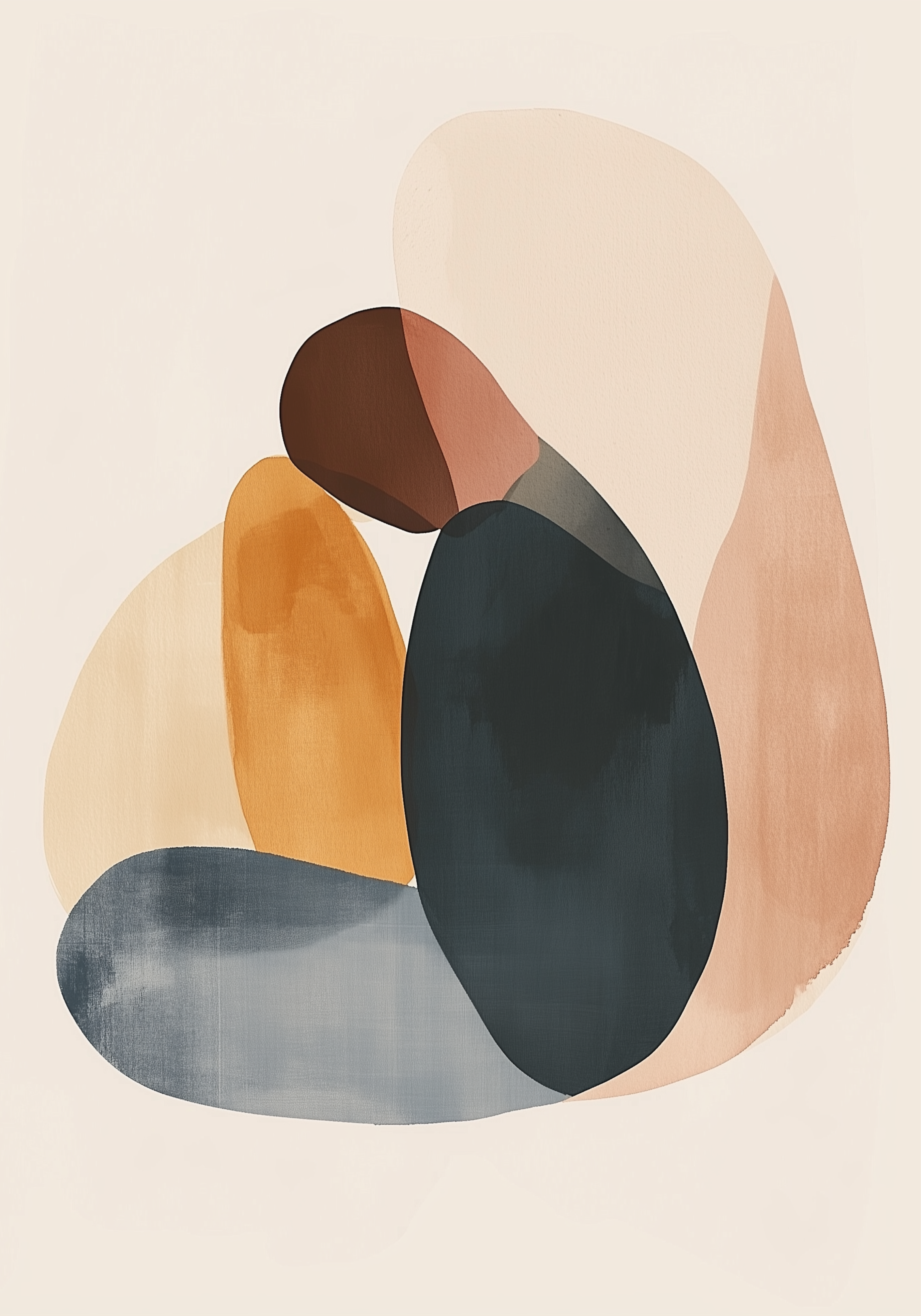 Abstract Embrace – affisch med snyggt motiv, köp enkelt hos Bozetto i flera storlekar