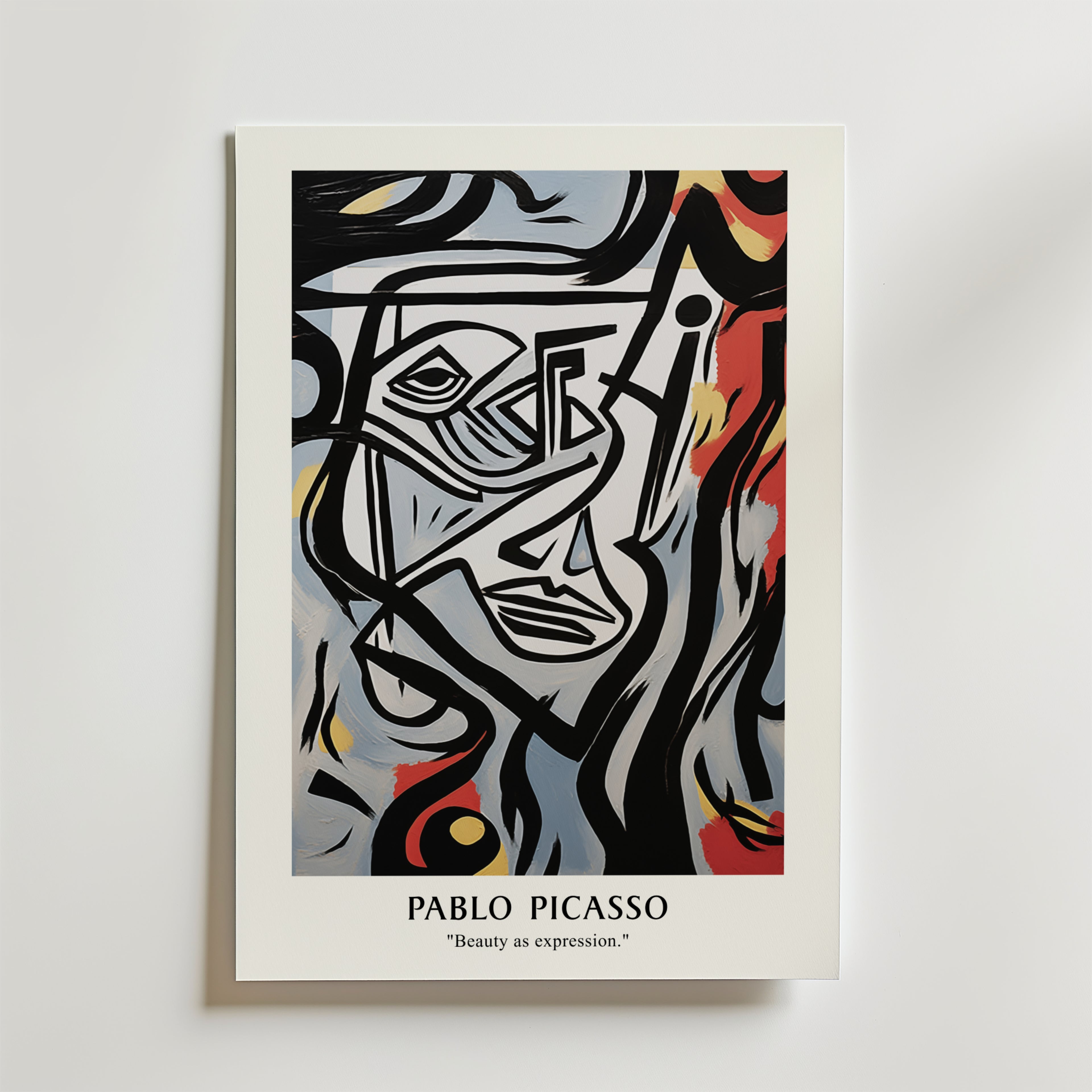 Picasso Layers Of Emotion – stilfullt konsttryck från Bozetto, tryckt på matt finpapper