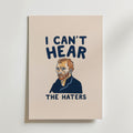 Van Gogh Can’t Hear – stilfullt konsttryck från Bozetto, tryckt på matt finpapper