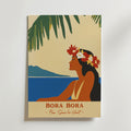 Bora Bora – stilfullt konsttryck från Bozetto, tryckt på matt finpapper i hög tryckkvalitet