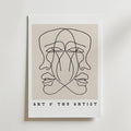 Art and the Artist – stilfullt konsttryck från Bozetto, tryckt på matt finpapper
