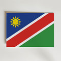 Namibia National Flag Poster – modern konst och stilren konsttryck för hemmet hos Bozetto