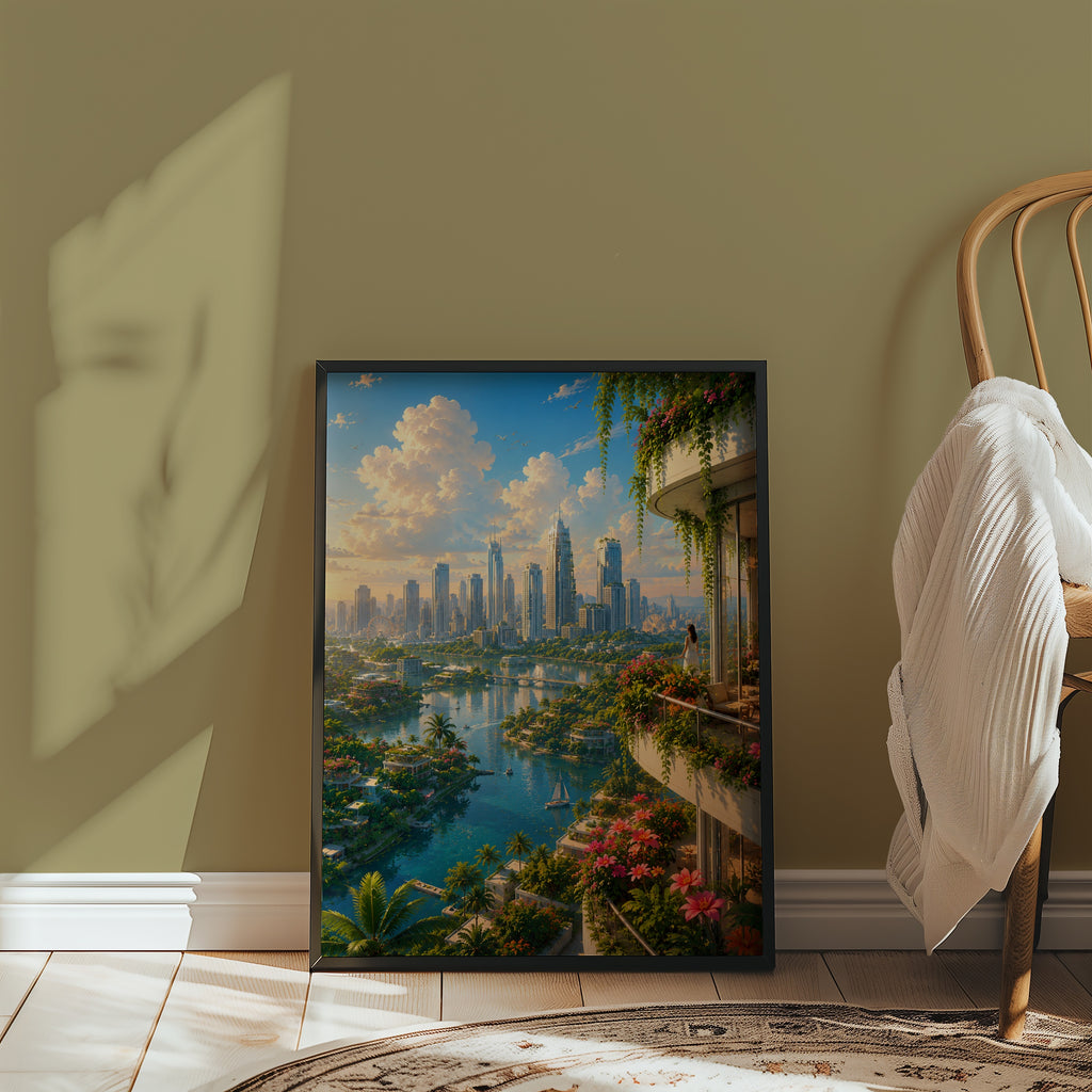 Green Metropolis Poster – i rum 4