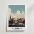 The Amsterdam – stilfullt konsttryck från Bozetto, tryckt på matt finpapper i hög tryckkvalitet