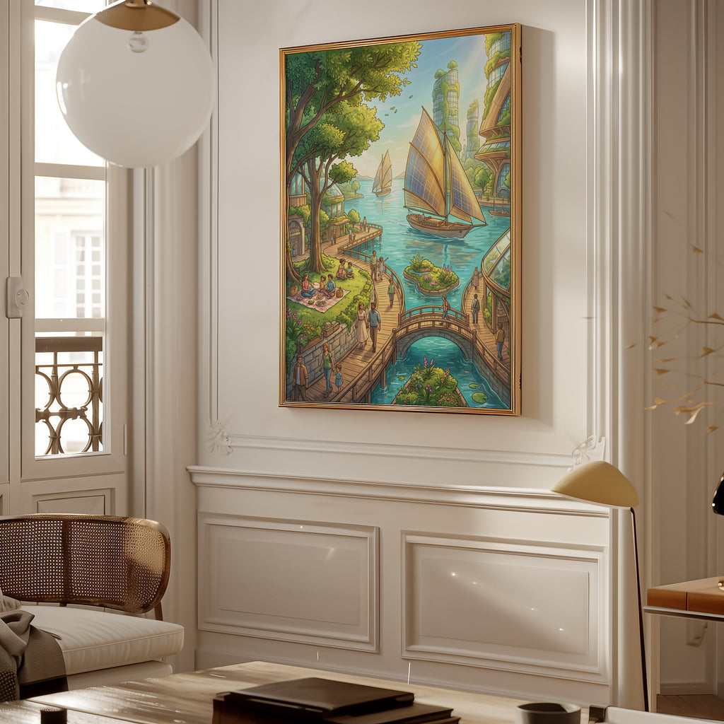 Harbour Town Poster – i rum 1