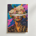 Floral Kahlo Mindscape – stilfullt konsttryck från Bozetto, tryckt på matt finpapper