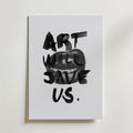Painted Art Manifesto Poster – canvas utan passepartout