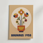 Bauhaus Flowerpot Poster – canvas utan passepartout