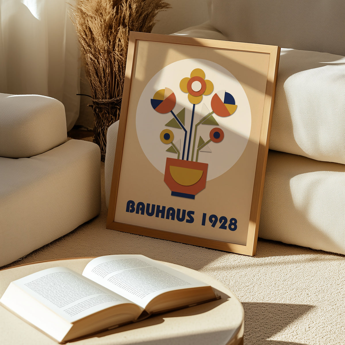 Bauhaus Flowerpot Poster – i rum 3