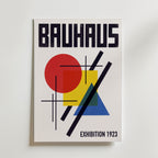 Bauhaus Exhibition 1923 Poster – canvas utan passepartout