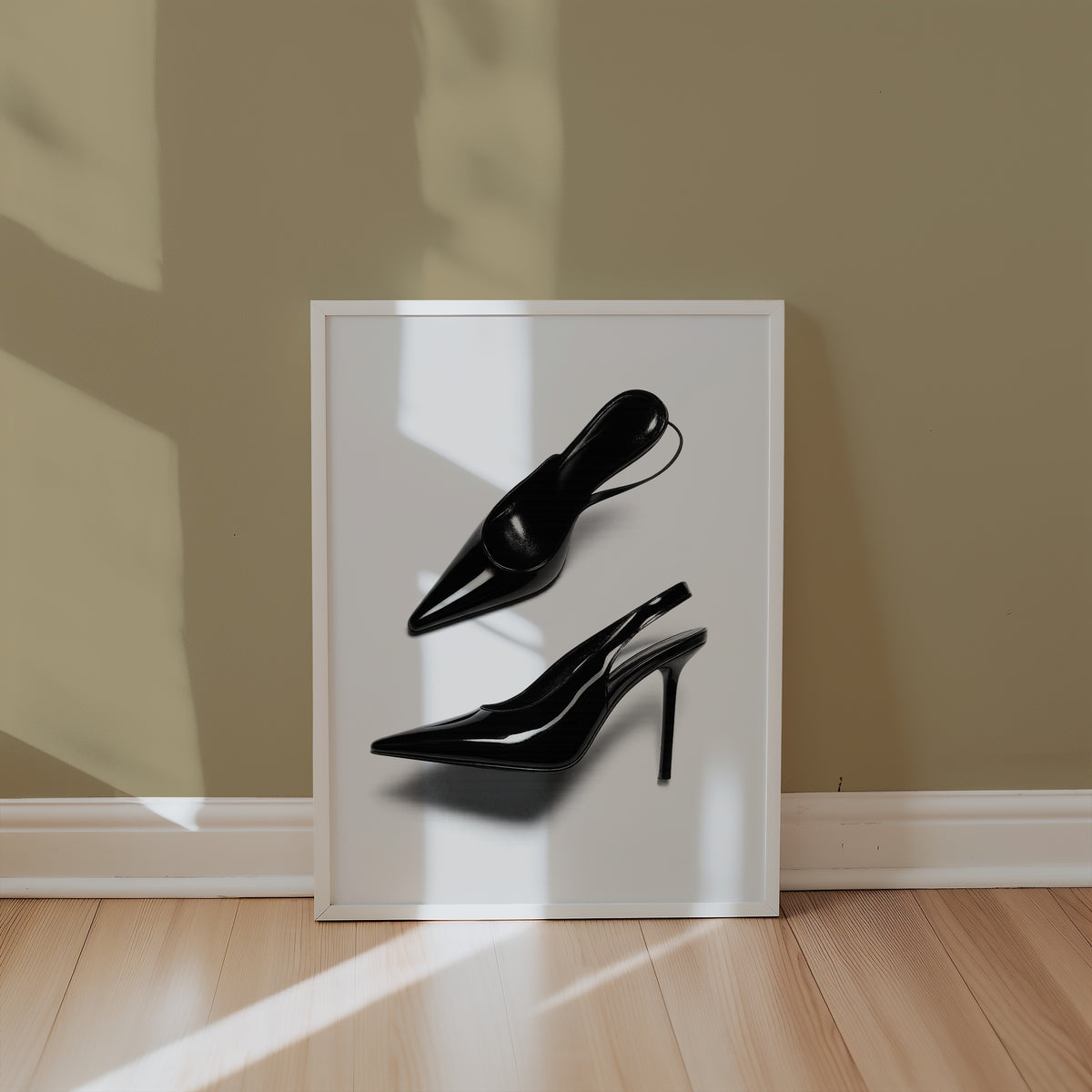 Patent Slingback Heels Poster – i rum 4