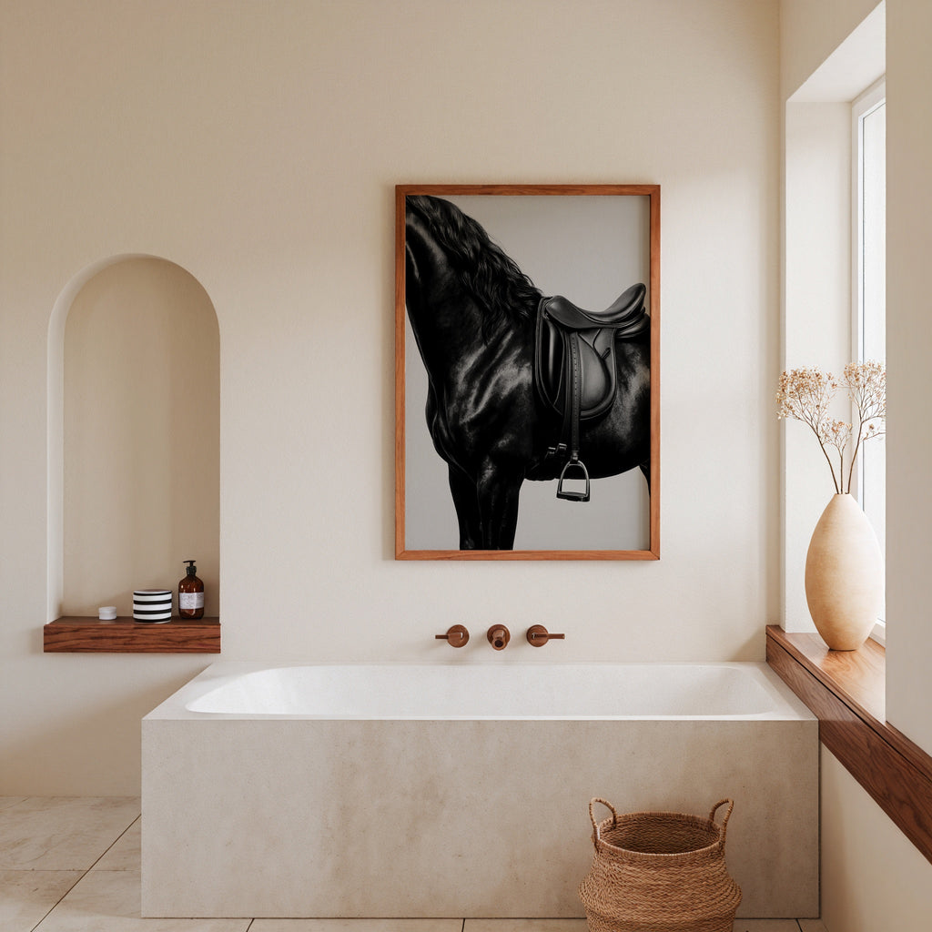 Black Stallion Saddle Poster – i rum 1