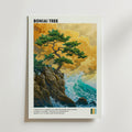 Ocean Cliff Bonsai – stilfullt konsttryck från Bozetto, tryckt på matt finpapper