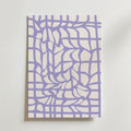 Lilac Labyrinth – stilfullt konsttryck från Bozetto, tryckt på matt finpapper i hög tryckkvalitet