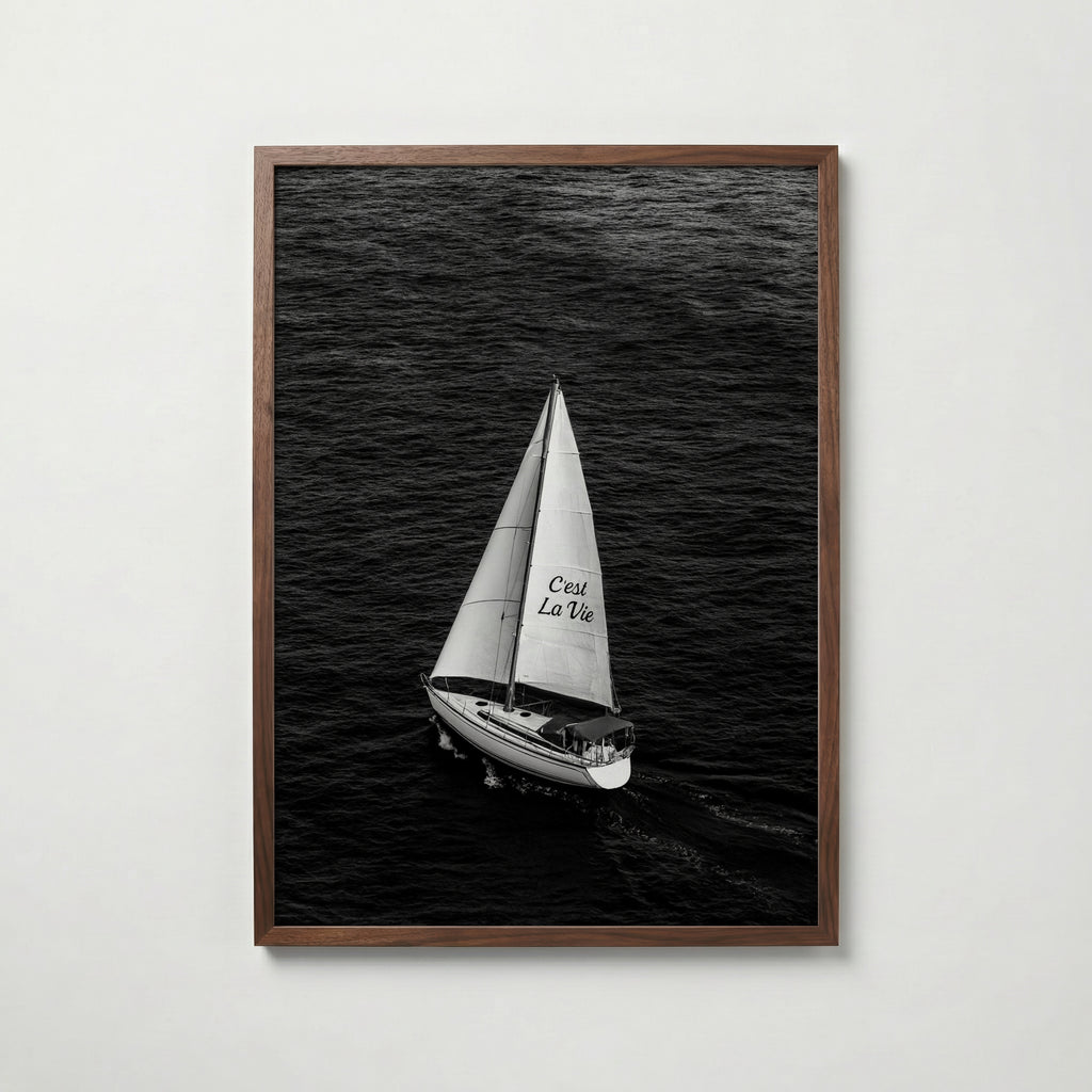 C'est La Vie Poster – valnötsram