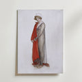 Carl Larsson Rouge et noir – stilfullt konsttryck från Bozetto, tryckt på matt finpapper