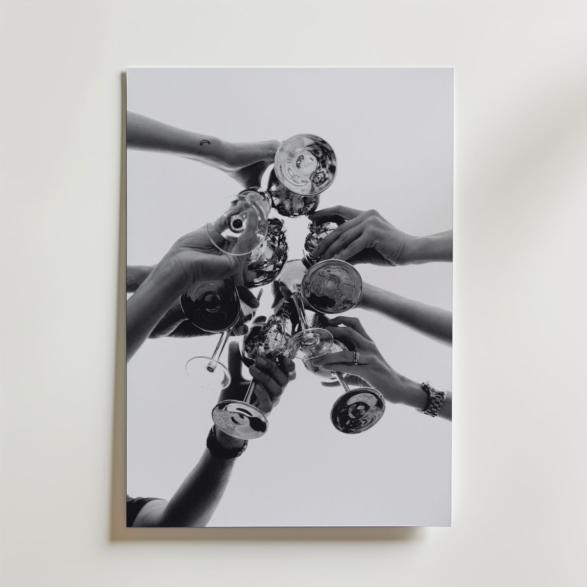 Toast From Below Poster – canvas utan passepartout